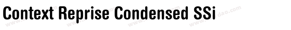 Context Reprise Condensed SSi Condensed字体转换